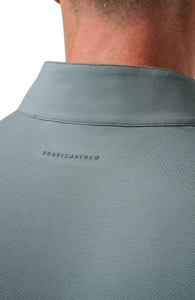 Travis Mathew Heater Pro 1/4Zip pánská mikina, balsam green