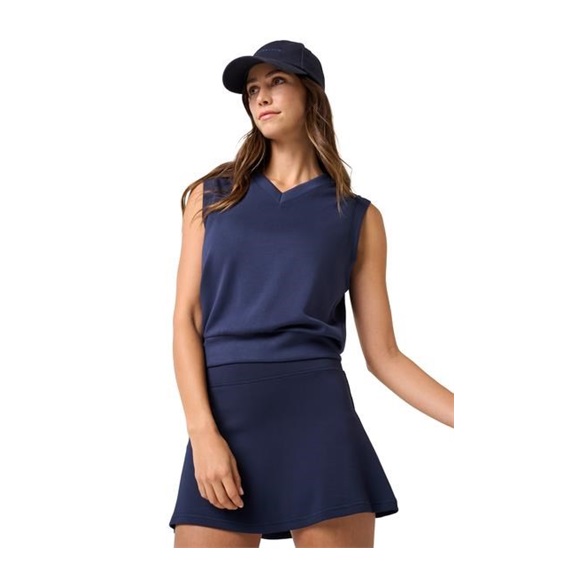 Travis Mathew Skyloft Soft dámská vesta, tmavě modrá