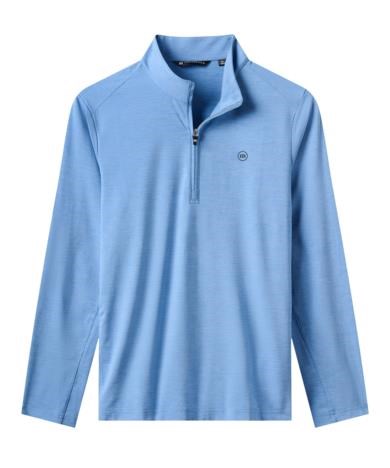 Travis Mathew Heater Pro 1/4Zip pánská mikina, pacific coast