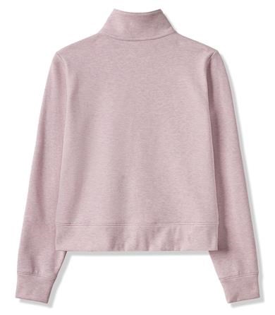 Travis Mathew Cloud Fleece Half-Zip dámská mikina, heather violet ice