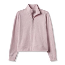 Travis Mathew Cloud Fleece Half-Zip dámská mikina, heather violet ice