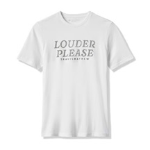 Travis Mathew Louder Please Tee pánské tričko, bílé