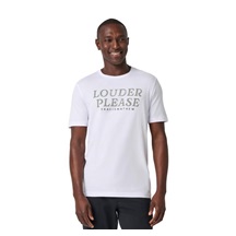 Travis Mathew Louder Please Tee pánské tričko, bílé