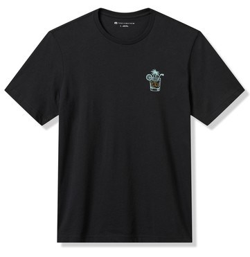 Travis Mathew Beverage Cart Tee pánské tričko, černé