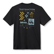 Travis Mathew Beverage Cart Tee pánské tričko, černé