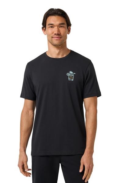 Travis Mathew Beverage Cart Tee pánské tričko, černé