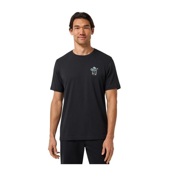 Travis Mathew Beverage Cart Tee pánské tričko, černé