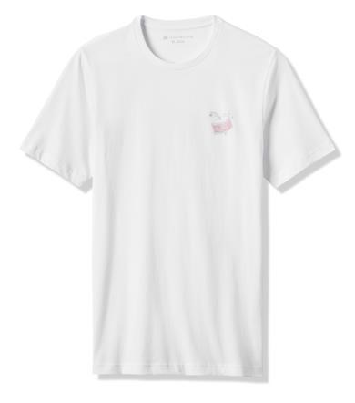 Travis Mathew Founding Member Tee pánské tričko, bílé