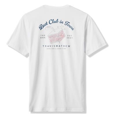 Travis Mathew Founding Member Tee pánské tričko, bílé