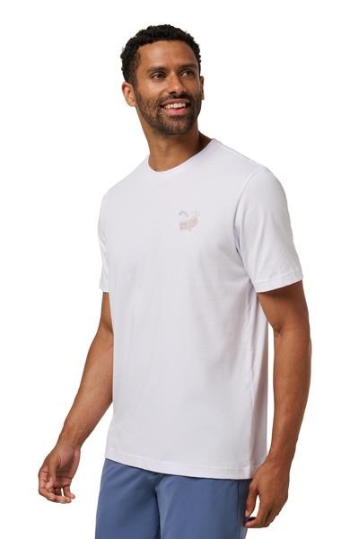 Travis Mathew Founding Member Tee pánské tričko, bílé