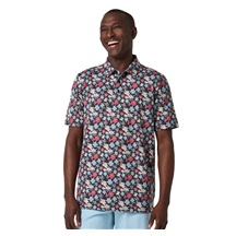 Travis Mathew Featherweight Fairway Fit pánské polo, black/floral