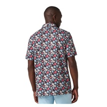 Travis Mathew Featherweight Fairway Fit pánské polo, black/floral