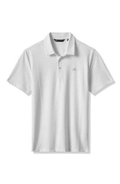 Travis Mathew Featherweight Salt Breeze pánské polo, bílé