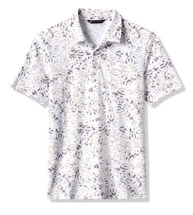 Travis Mathew Featherweight Chill pánské polo, bílé