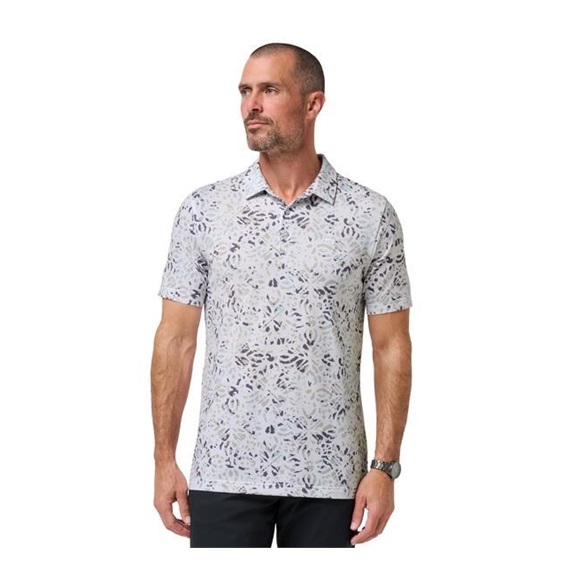 Travis Mathew Featherweight Chill pánské polo, bílé