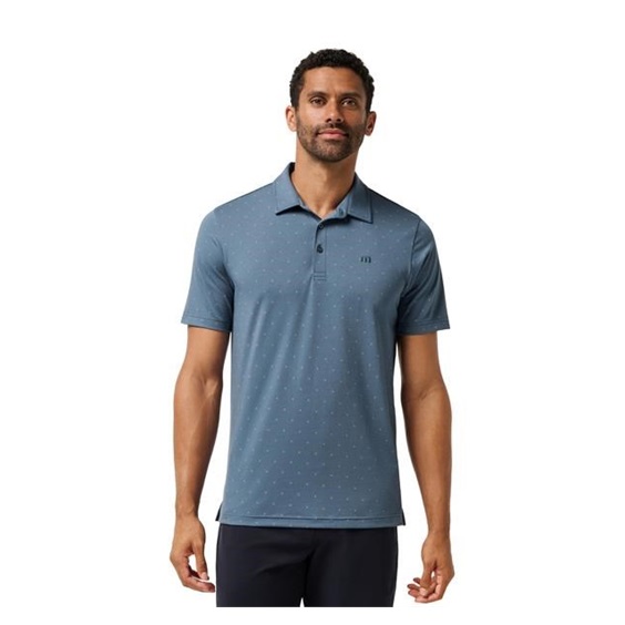 Travis Mathew Performance Jersey Wave pánské polo, bering sea