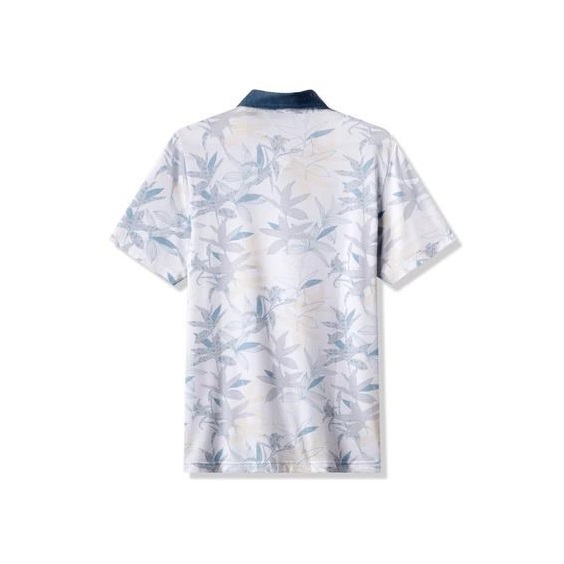 Travis Mathew Featherweight Drift pánské polo, bílé