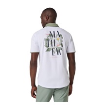 Travis Mathew AB Energy pánské polo, bílé
