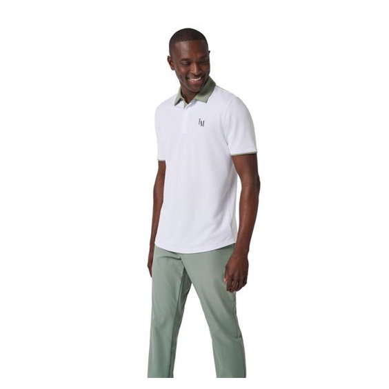 Travis Mathew AB Energy pánské polo, bílé