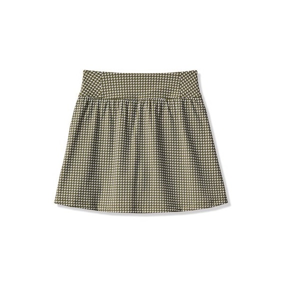 Travis Mathew Moveknit Game Set Match golfová sukně, oil green multi