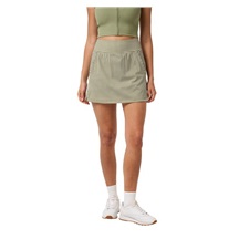Travis Mathew Moveknit Game Set Match golfová sukně, oil green multi