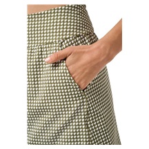 Travis Mathew Moveknit Game Set Match golfová sukně, oil green multi
