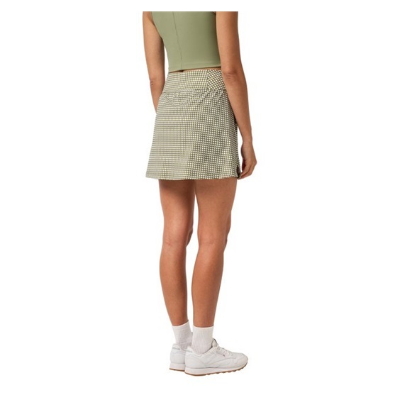 Travis Mathew Moveknit Game Set Match golfová sukně, oil green multi