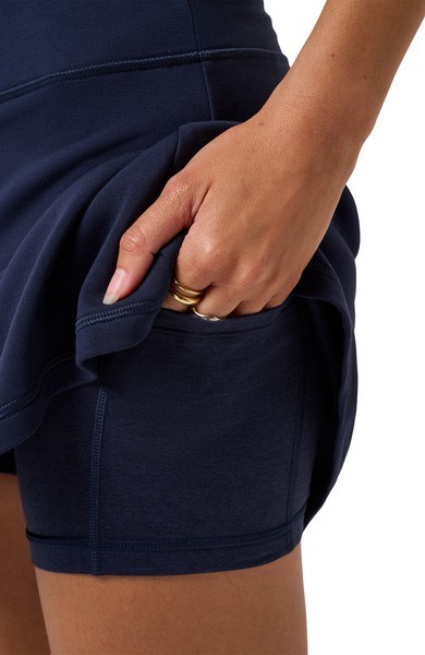 Travis Mathew Skyloft Soft A-line golfová sukně, tmavě modrá