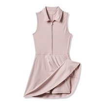 Travis Mathew Moveknit Sleeveless Polo golfové šaty, violet ice