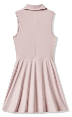 Travis Mathew Moveknit Sleeveless Polo golfové šaty, violet ice