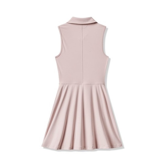 Travis Mathew Moveknit Sleeveless Polo golfové šaty, violet ice