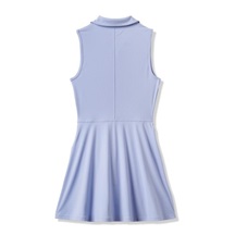 Travis Mathew Moveknit Sleeveless Polo golfové šaty, modré