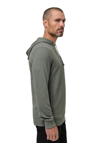 Travis Mathew Cloud Wafle pánská mikina, dark olive