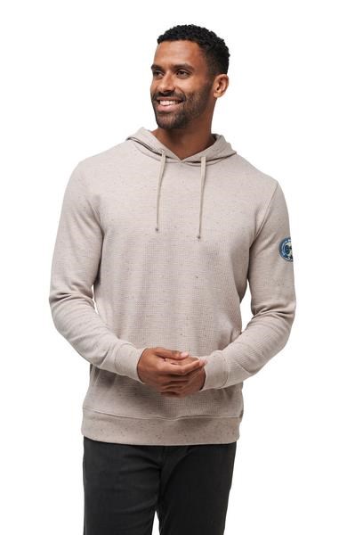 Travis Mathew Cloud Wafle pánská mikina, oxford tan