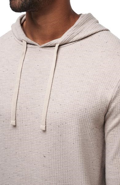 Travis Mathew Cloud Wafle pánská mikina, oxford tan