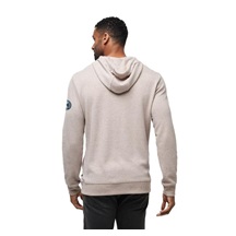 Travis Mathew Cloud Wafle pánská mikina, oxford tan