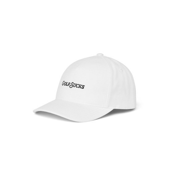 Travis Mathew Golf Sucks pánská kšiltovka, bilá