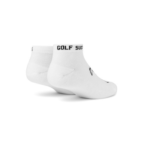 Travis Mathew Golf Sucks Ankle unisex ponožky, 1 pár, bílé