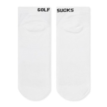 Travis Mathew Golf Sucks Ankle unisex ponožky, 1 pár, bílé