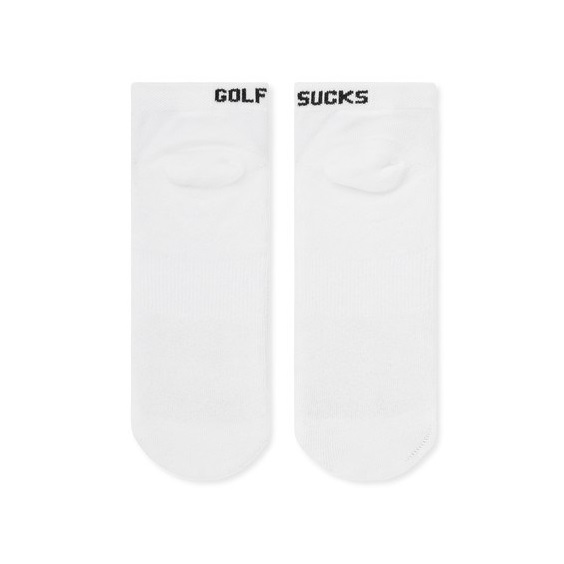 Travis Mathew Golf Sucks Ankle unisex ponožky, 1 pár, bílé