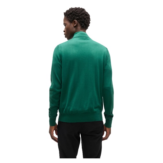 Callaway 1/4 Zip Mock pánský svetr, deep galapagos green
