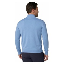 Callaway 1/4 Zip Mock pánský svetr, vista blue