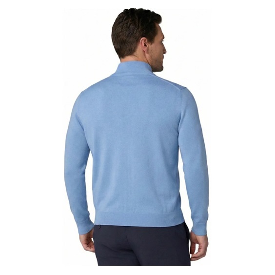 Callaway 1/4 Zip Mock pánský svetr, vista blue