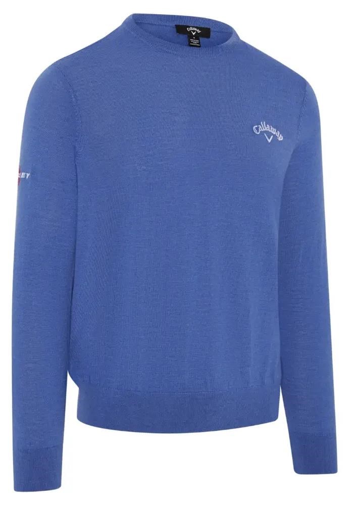 Callaway Crew Neck Merino Mix pánský svetr, modrý