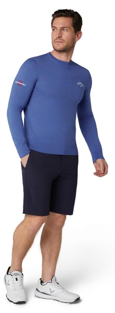 Callaway Crew Neck Merino Mix pánský svetr, modrý