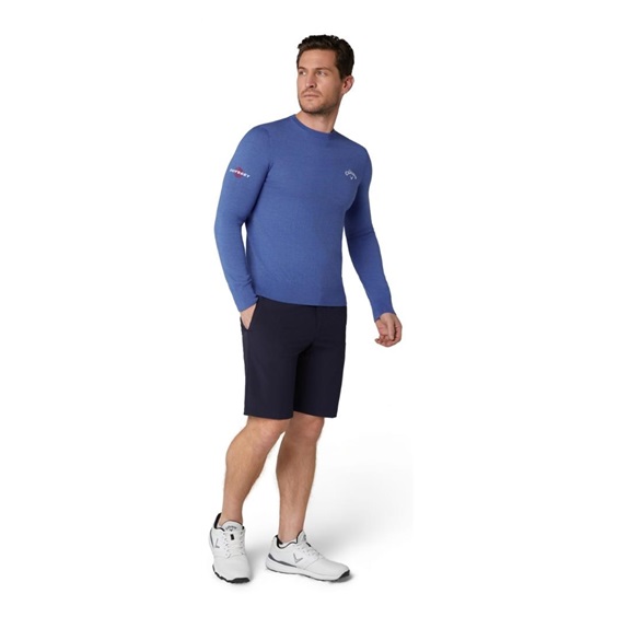 Callaway Crew Neck Merino Mix pánský svetr, modrý