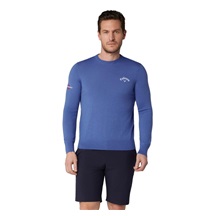 Callaway Crew Neck Merino Mix pánský svetr, modrý