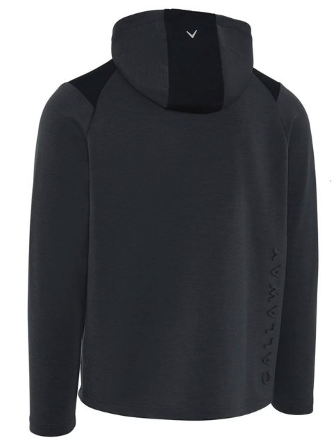 Callaway Soft Touch 1/4 Zip Premium pánská mikina, black heather