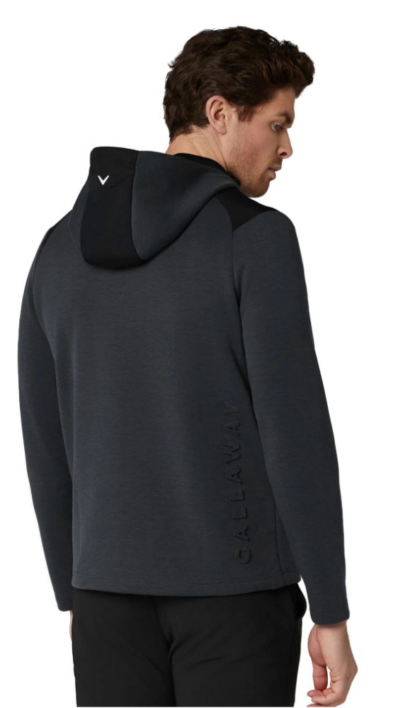 Callaway Soft Touch 1/4 Zip Premium pánská mikina, black heather
