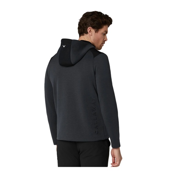 Callaway Soft Touch 1/4 Zip Premium pánská mikina, black heather
